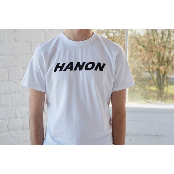 Hanon Maglietta veloce con logo "Bianco