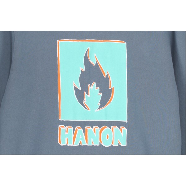 Hanon Crayon Shade Box Logo Felpa con cappuccio
